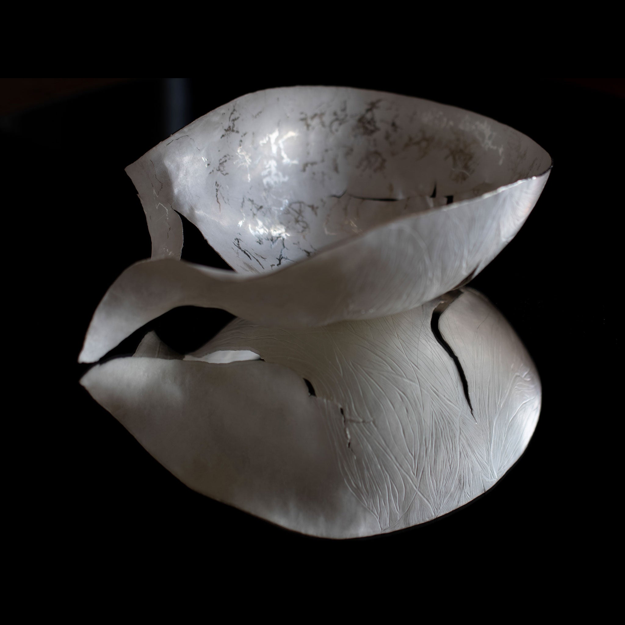 Sterling Silver Ninth Whisper Hand-Engraved Bowl